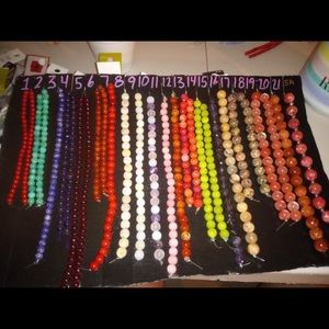 (A5) semi Precious stone beads